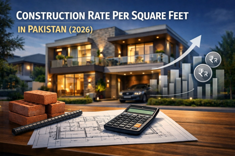 Construction Rate Per Square Feet in Pakistan