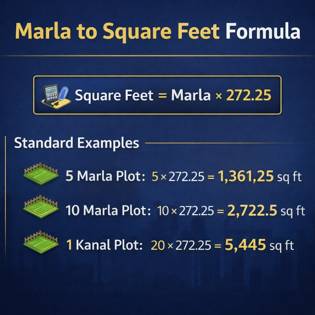 Marla To Square Feet