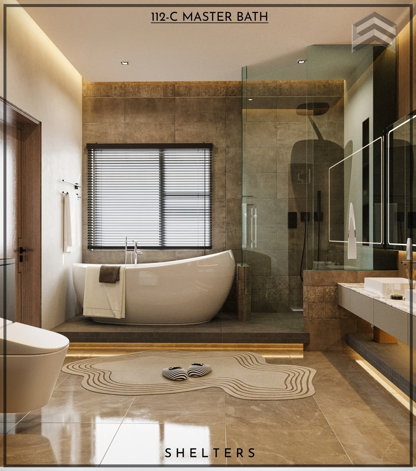 5 Kanal Farmhouse Luxury Bath Interior Design